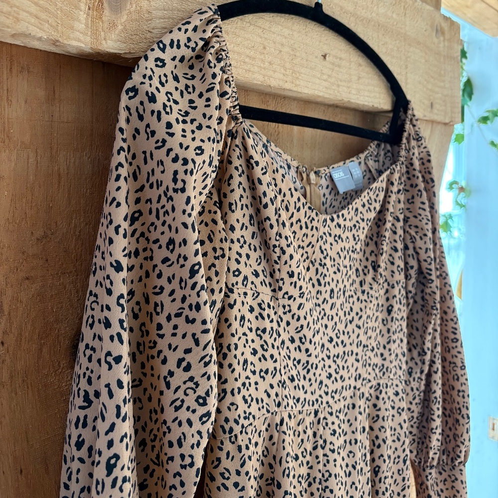 Leopard print jumpsuit